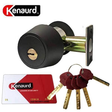 Kenaurd Kenaurd: High Security Grade 1 Deadbolt Oil Rubbed Bronze - 10B KHDB01-ORB